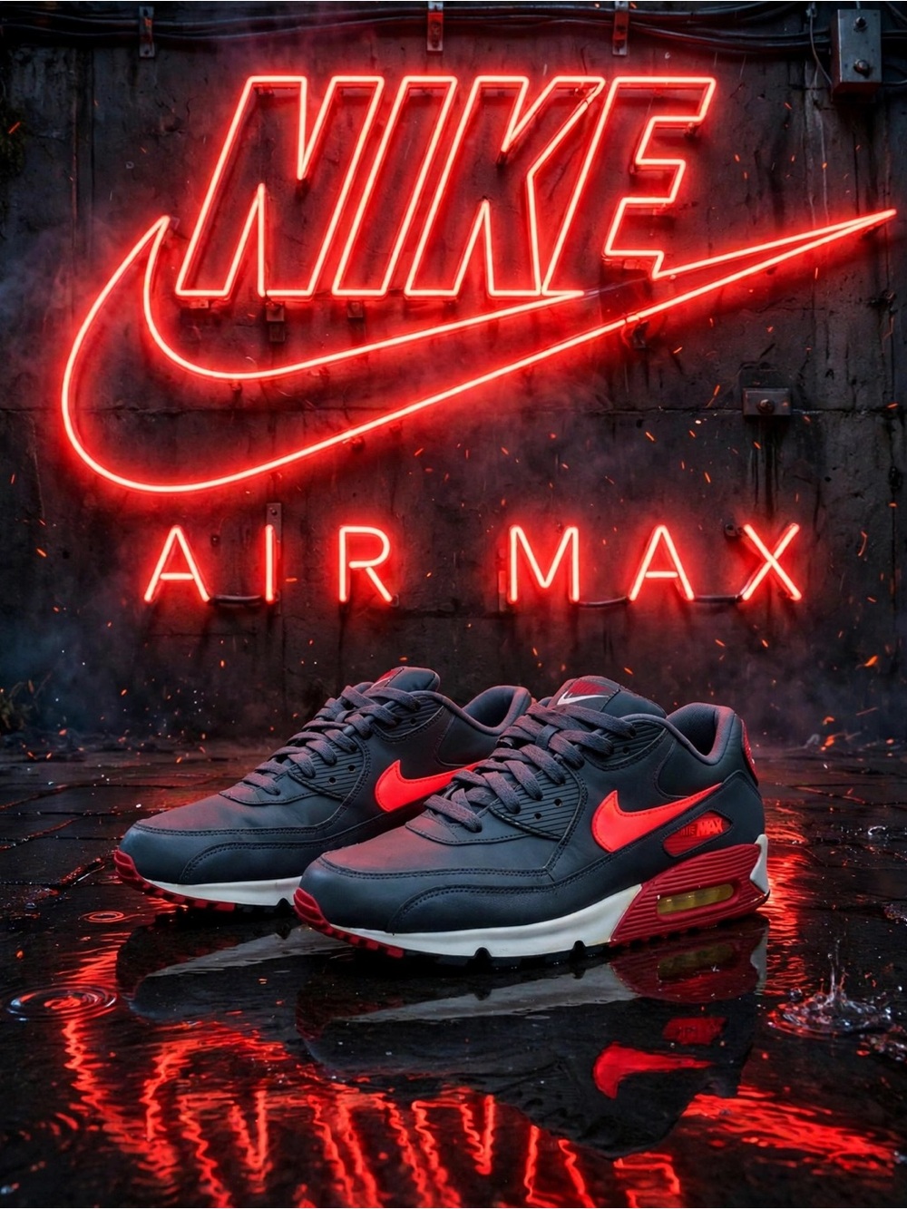 Nike Air Max 90 Essentiali ‘Dark Grey University Red-White’ (2012)